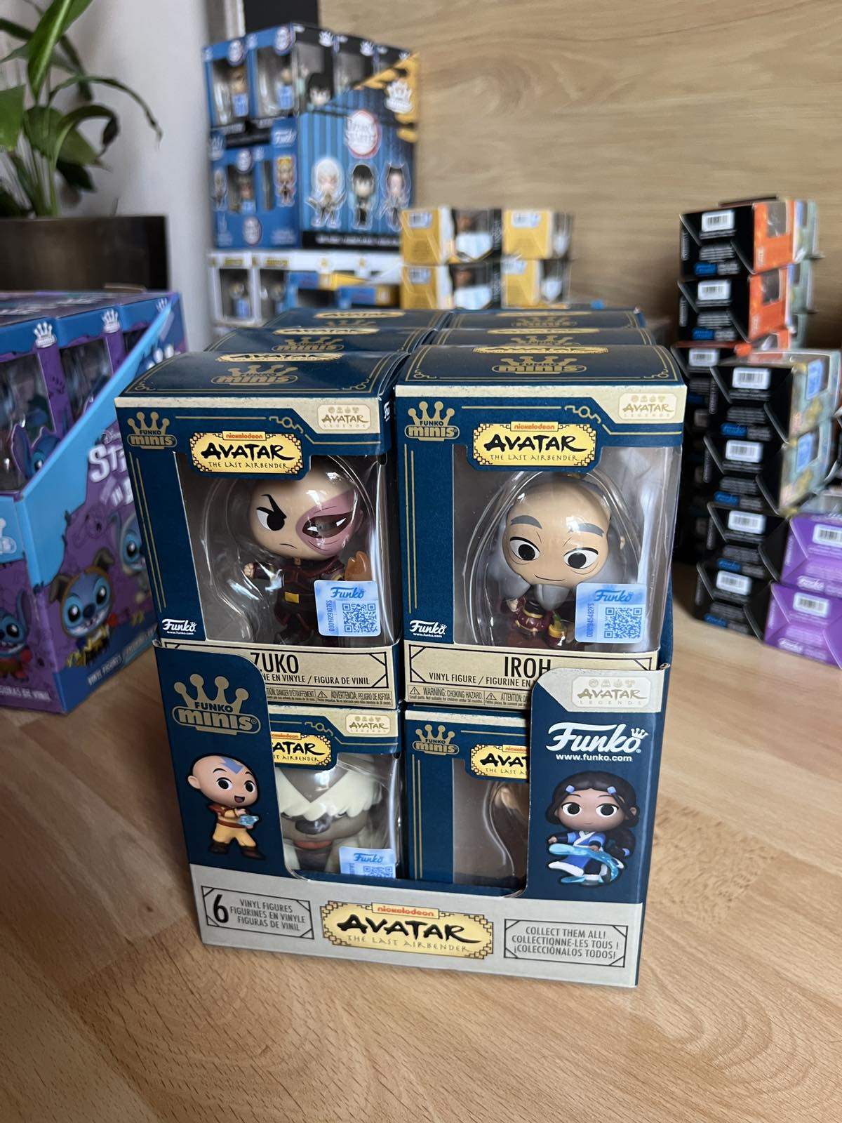 Funko Minis фигури од Avatar: The Last Airbender во продавница
