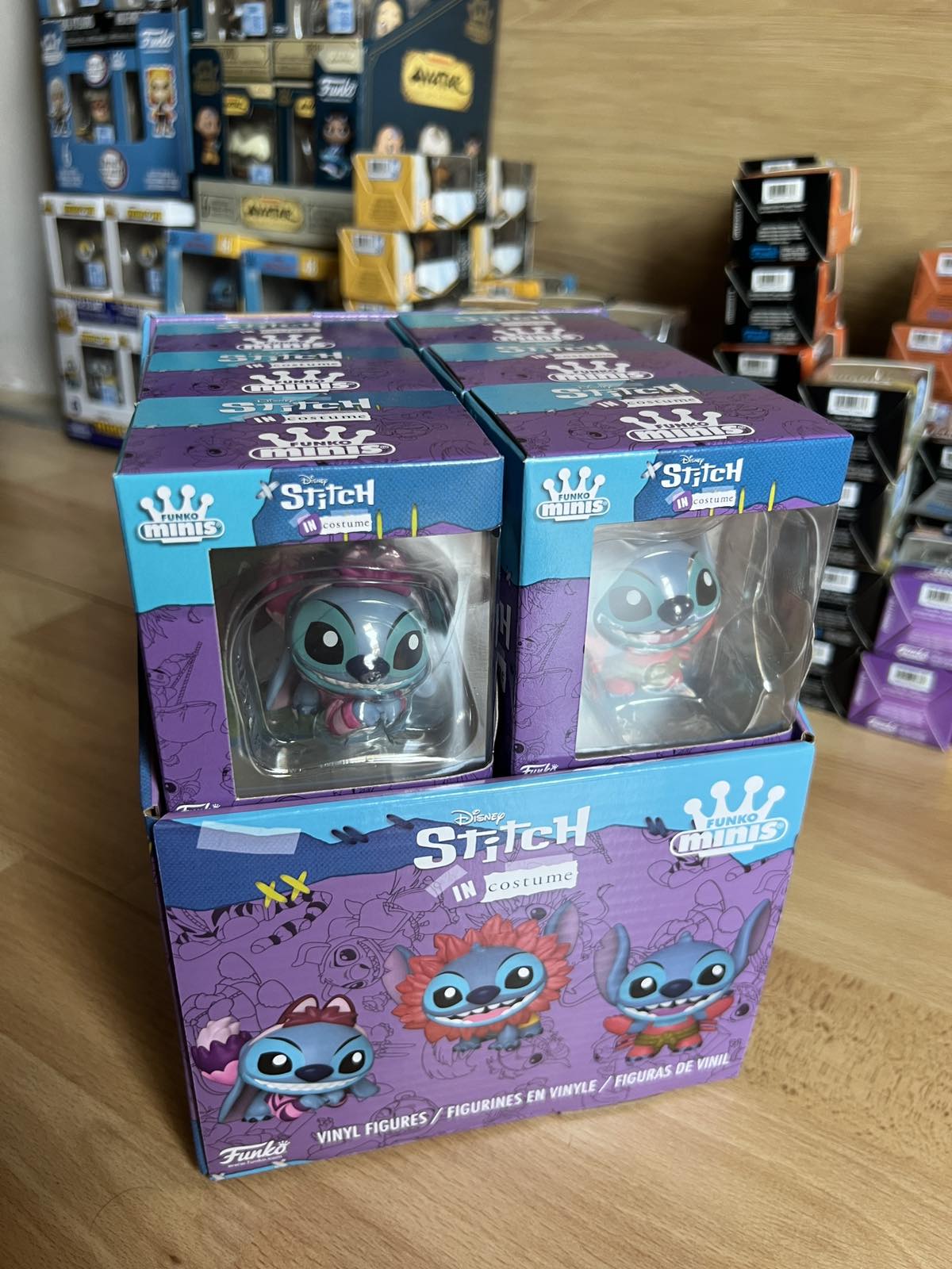 Funko Minis Stitch фигури во продавница