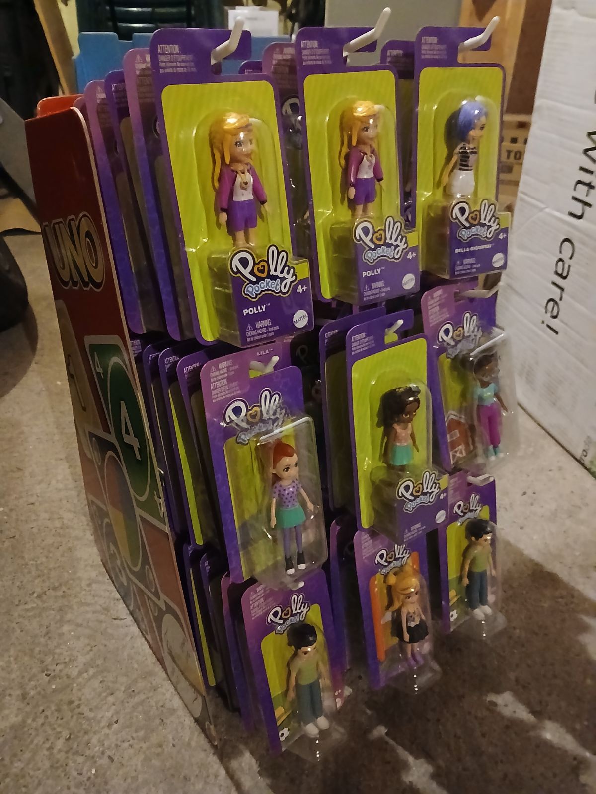 Полица со Polly Pocket мини кукли